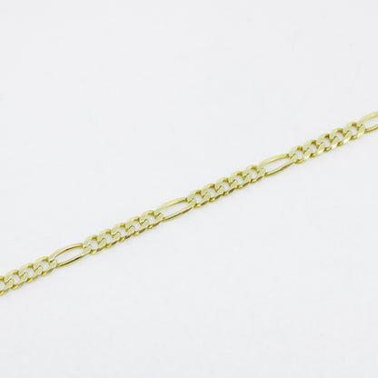 Armband 585 Gold Figaro 14 Karat Gelbgold 21 cm - Wert 1440,-