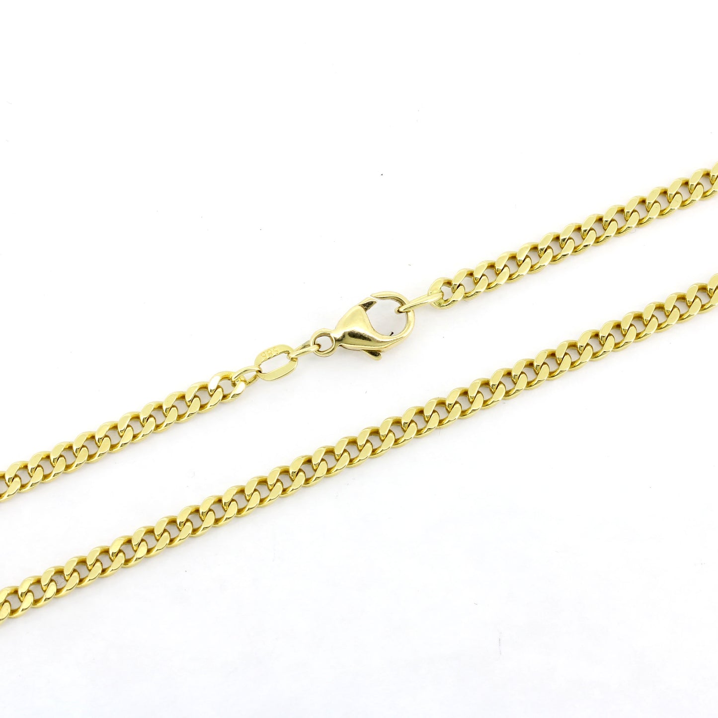 Panzer Kette 585 Gold 14 kt Gelbgold - 56 cm lang - Wert 2880,-