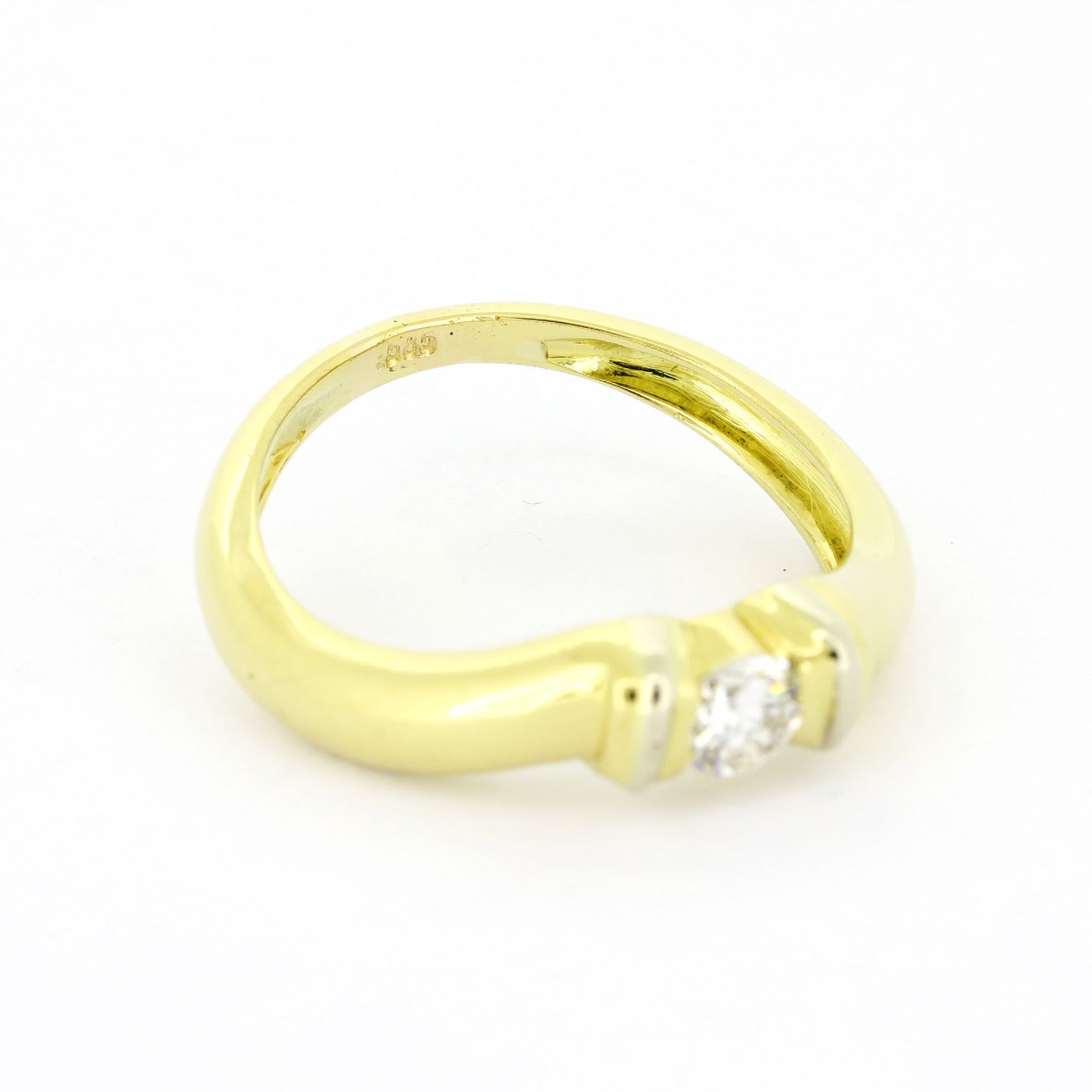 Ring 585 Gold 14 kt  - Brillanten ca. 0,30 ct VS - Wert 1550,-