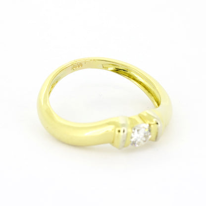 Ring 585 Gold 14 kt  - Brillanten ca. 0,30 ct VS - Wert 1550,-