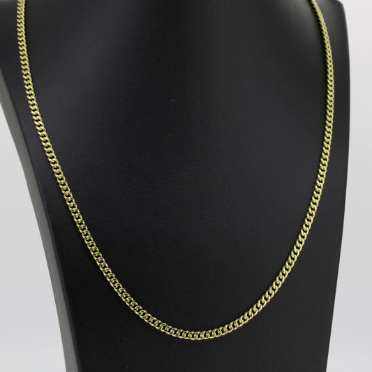 Kette 585 Gold Panzerkette 14 Karat Gelbgold 54 cm - Wert 5000,-
