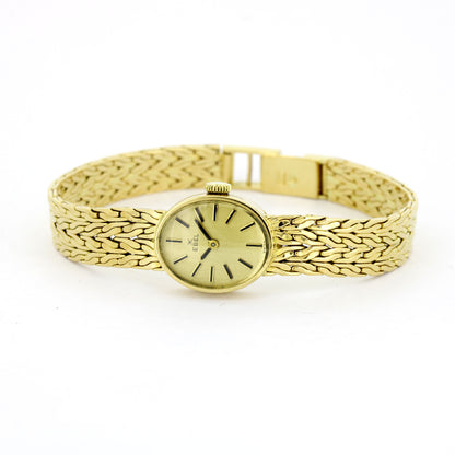 Ebel Damen Uhr 750 Gelbgold - Handaufzug Werk Ebel 055