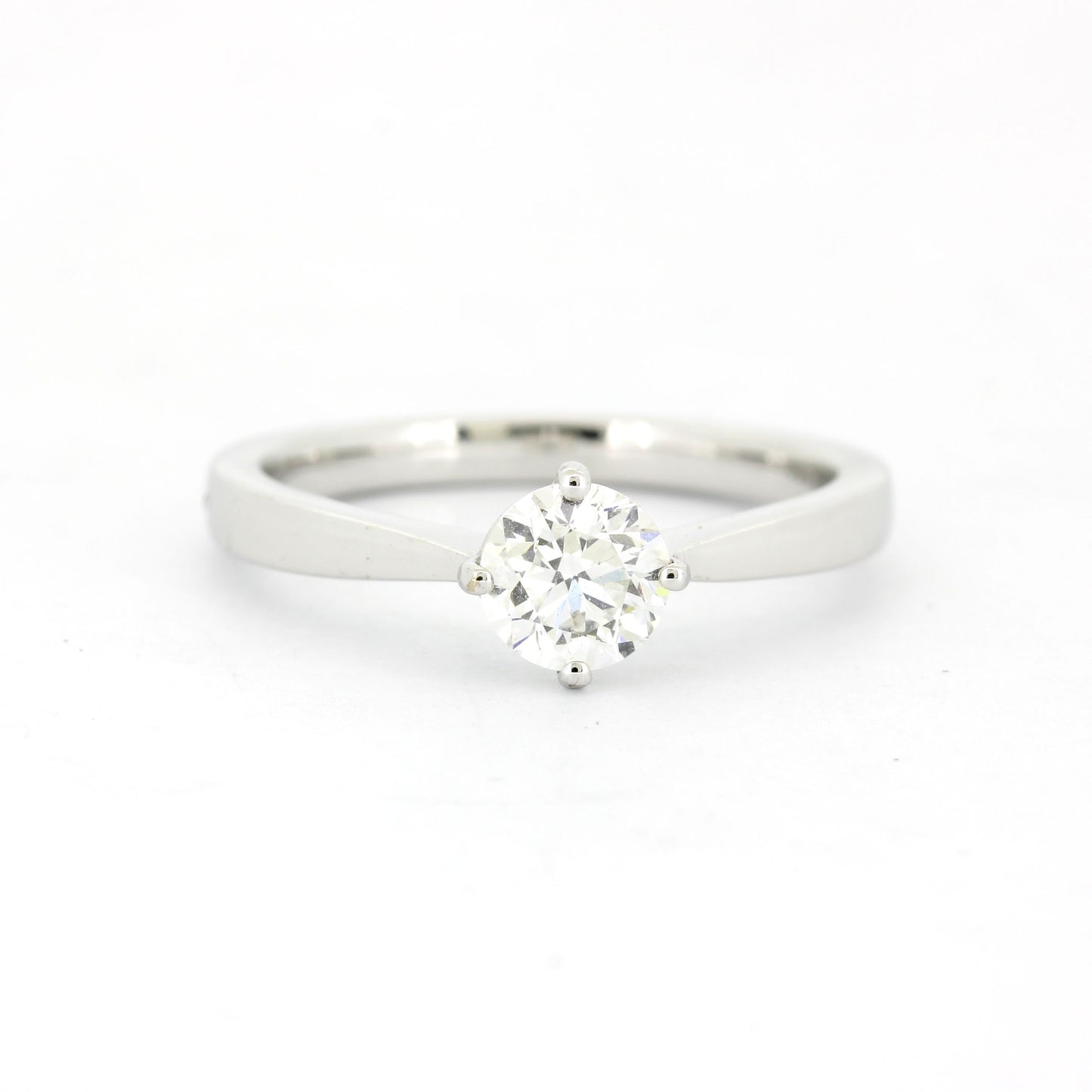 GIA Solitär Brillant Ring 585 Weißgold 14 Kt 0,61 ct E VVS1 - Wert 3800,-