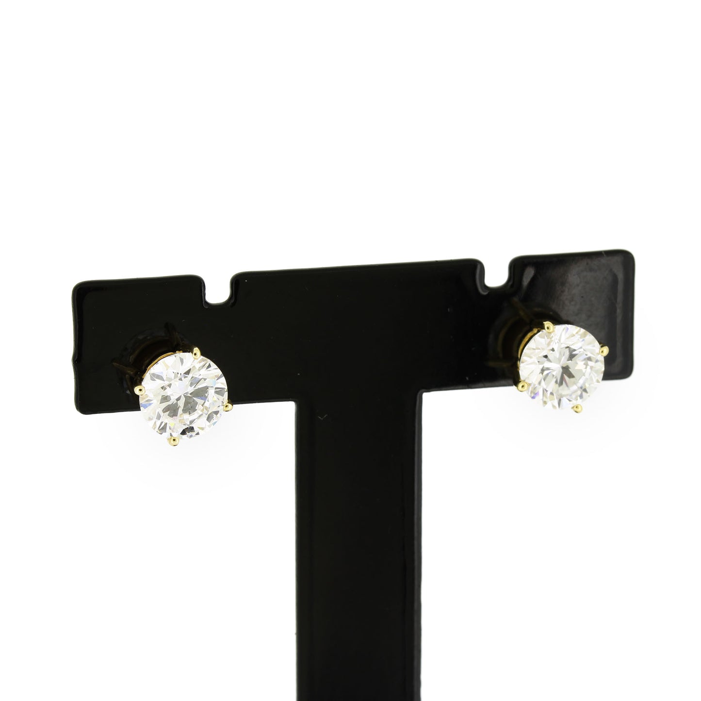 Ohrringe Stecker 585 Gold 14 kt Gelbgold - Brillanten ca. 1,50 ct