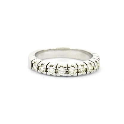 Ring 585 Gold 14 kt Weißgold - 0,50 ct Brillanten W/SI - Wert 1700,-