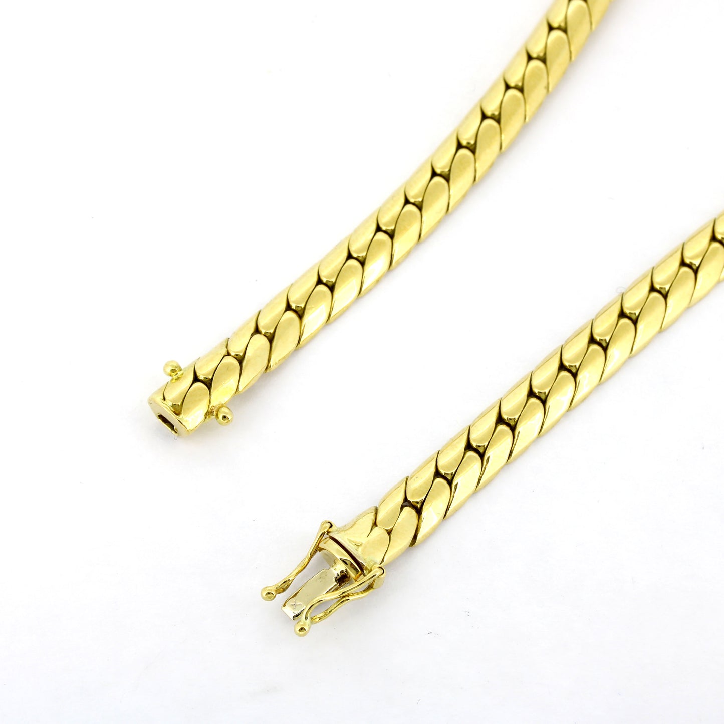 Collier 750 Gold 18 kt - Brillant 1,0 ct TW/VS - 42 cm lang - Wert 12800,-