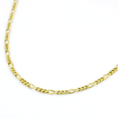 Kette 333 Gold Figaro 8 Karat Gelbgold 43 cm lang