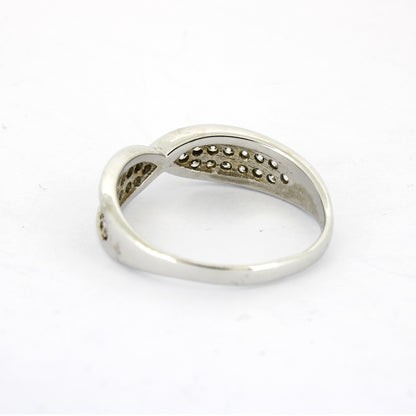 Ring 585 Gold 14 kt Weißgold - Zirkonia - Wert 510,-