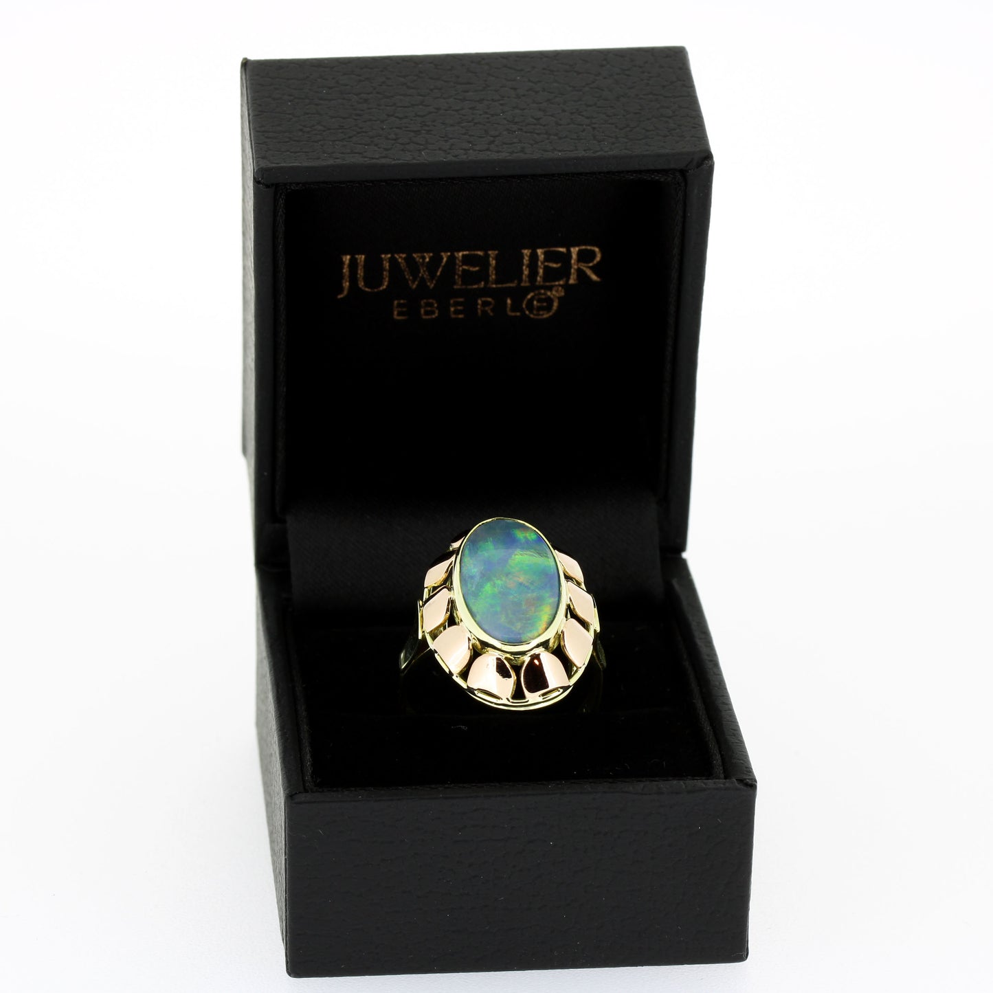 Ring 585 Gold 14 Kt - Opal Dublette  - Wert 1050,-