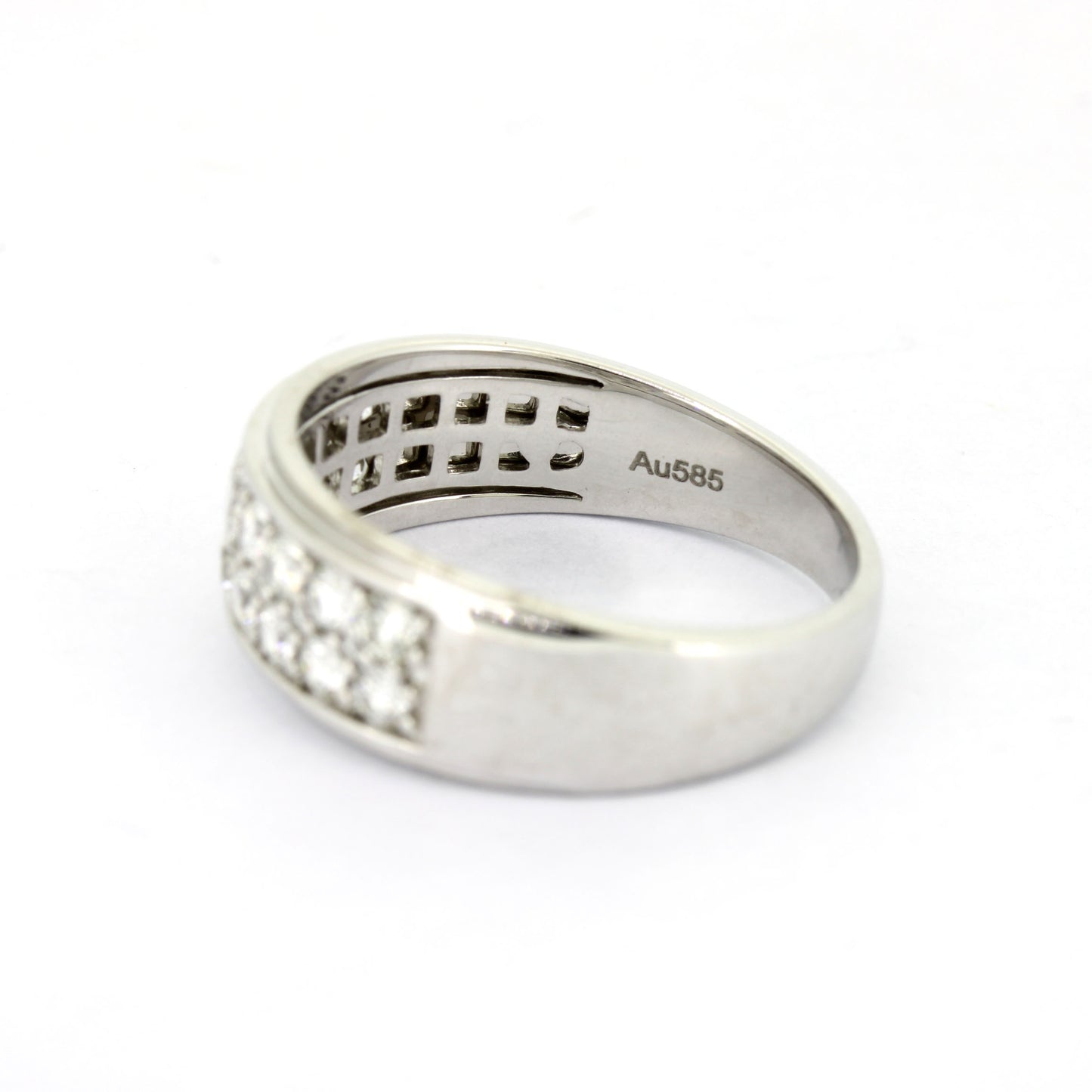 Diamant Ring 585 Weißgold 14 Kt - Brillanten ca. 0,72 ct - G-SI - Wert 2470,-