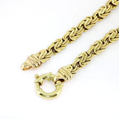 Armband 585 Gold 14 Kt - 22 cm lang - 8,6 mm breit - Wert 4950,-