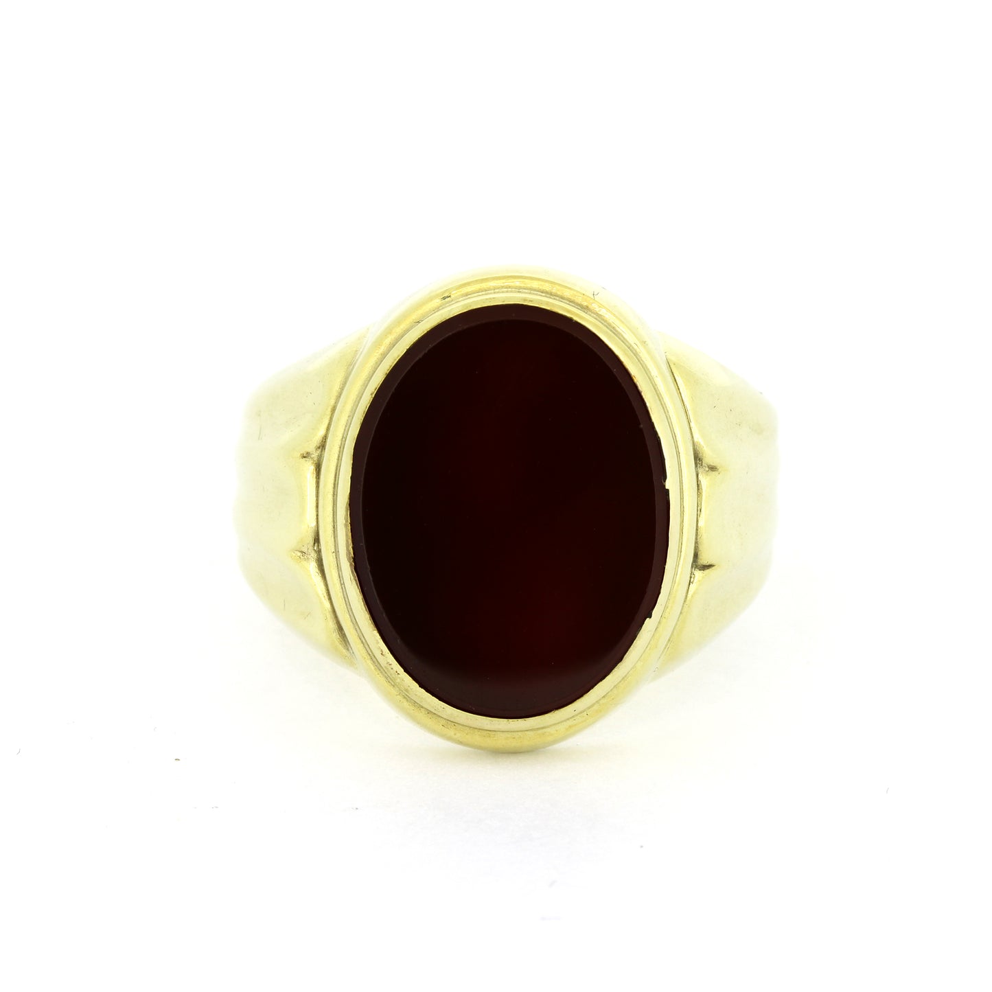 Siegelring 333 Gold 8 kt Gelbgold - Karneol - Wert 700,-