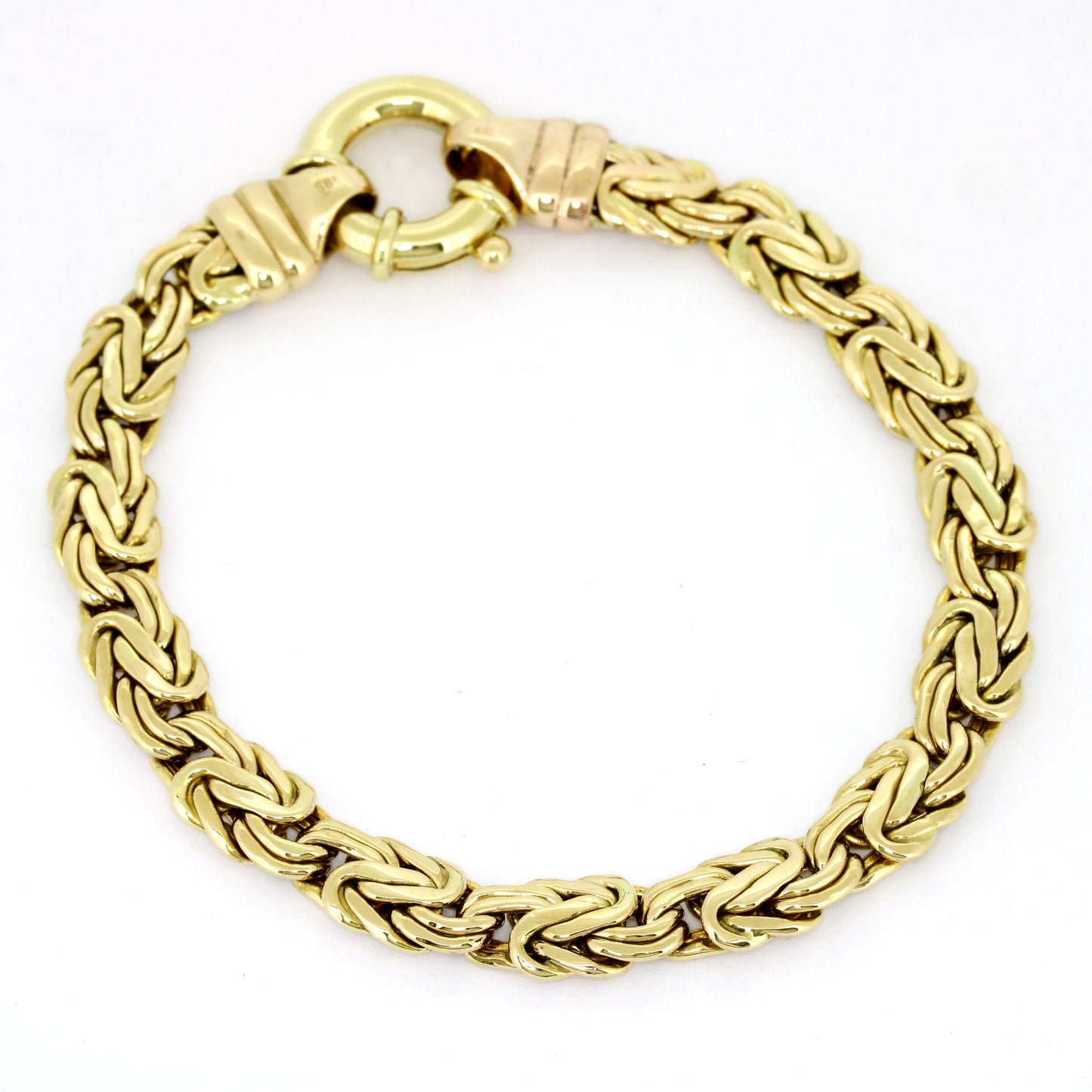 Armband 585 Gold 14 Kt - 22 cm lang - 8,6 mm breit - Wert 4950,-