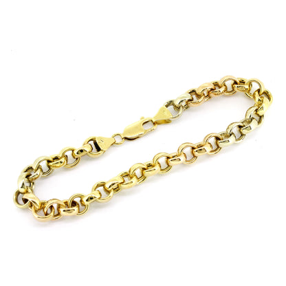 Armband 750 Gold 18 Kt - tricolor 20 cm lang - Wert 2100,-