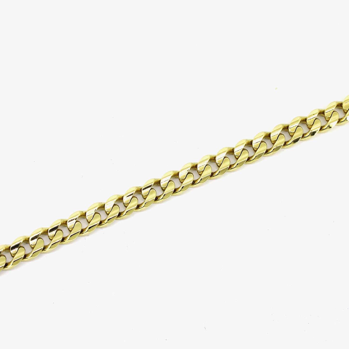 Panzer Kette 585 Gold 14 kt Gelbgold - 51 cm lang - Wert 5500,-