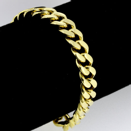 Panzerarmband 750 Gold 18 Kt Gelbgold 20 cm lang Wert 8490,-