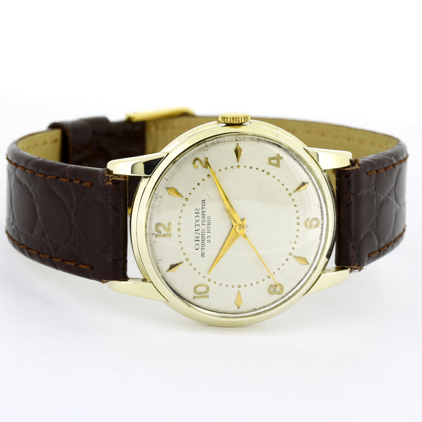 Orator Uhr Automatik 585 Gold 14 kt Gelbgold Herrenuhr