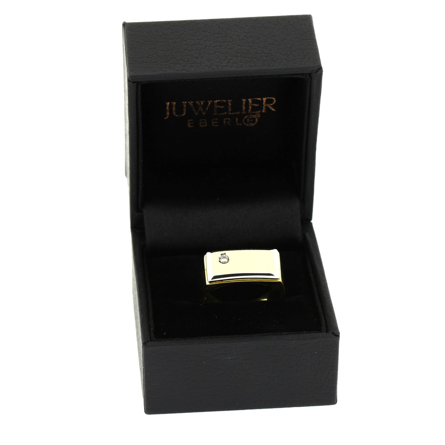 Ring 750 Gold 18 kt Gelbgold Weißgold - Brillanten 0,03 ct W/SI - Wert 2550,-