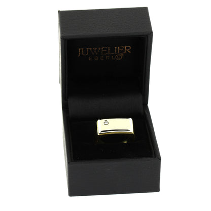 Ring 750 Gold 18 kt Gelbgold Weißgold - Brillanten 0,03 ct W/SI - Wert 2550,-