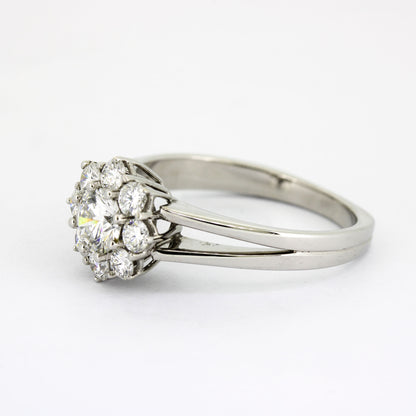 Brillant Ring 585 Gold 1,24 ct TW/ VVS1 - G62