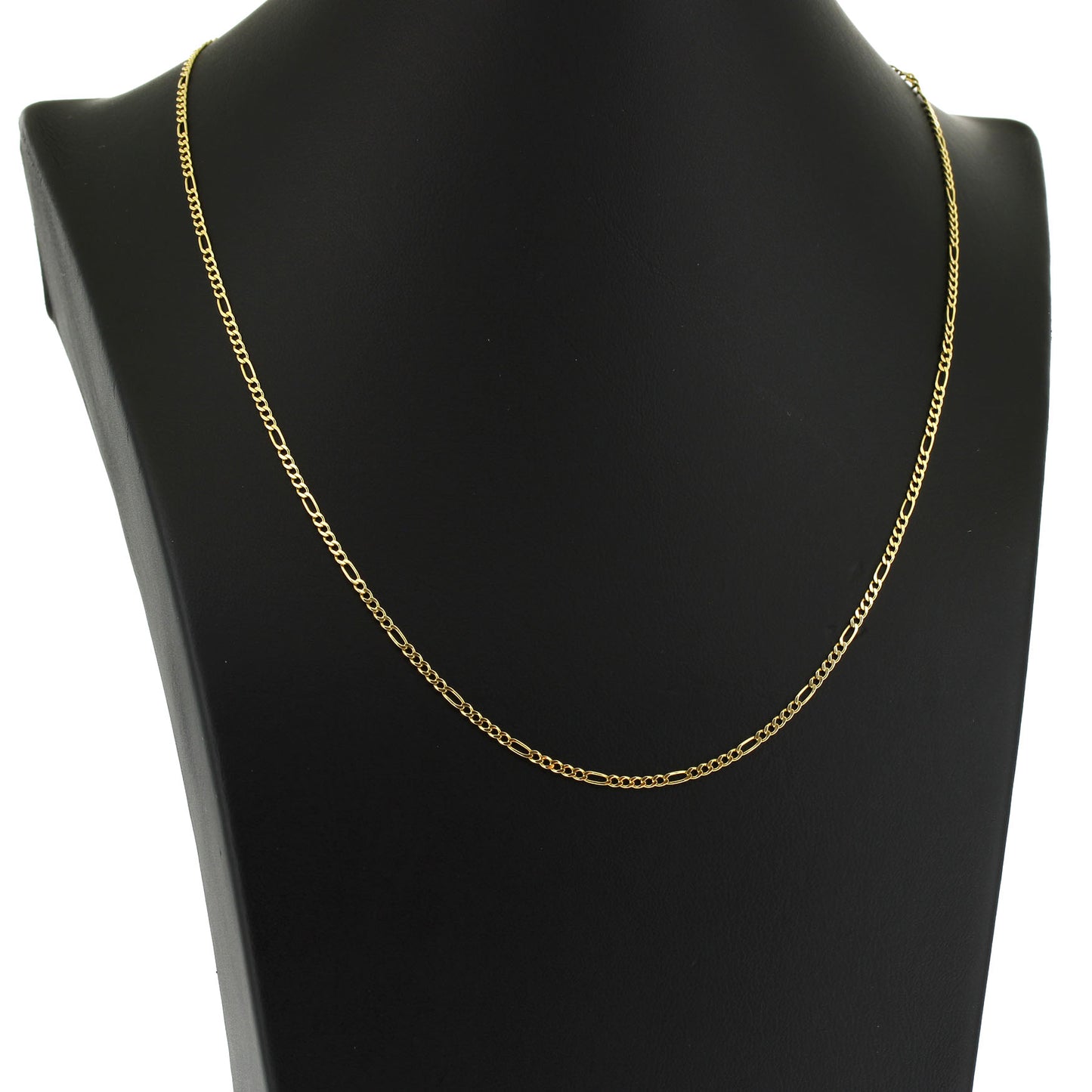 Figaro Kette 585 Gold 14 kt Gelbgold - 44 cm lang - Wert 550 ,-