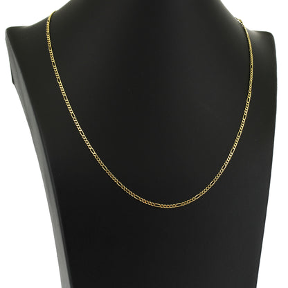 Figaro Kette 585 Gold 14 kt Gelbgold - 44 cm lang - Wert 550 ,-