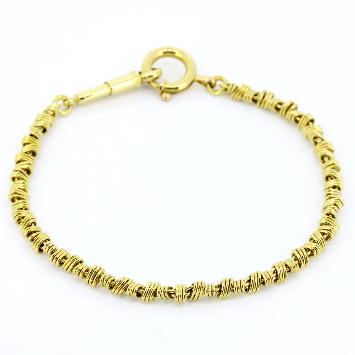 Armband 750 Gold 18 Karat Gelbgold 21,5 cm lang