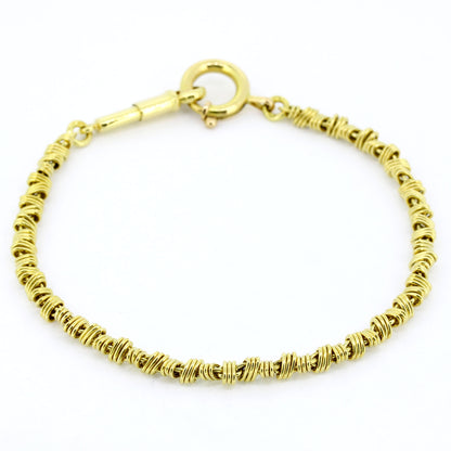 Armband 750 Gold 18 Karat Gelbgold 21,5 cm lang