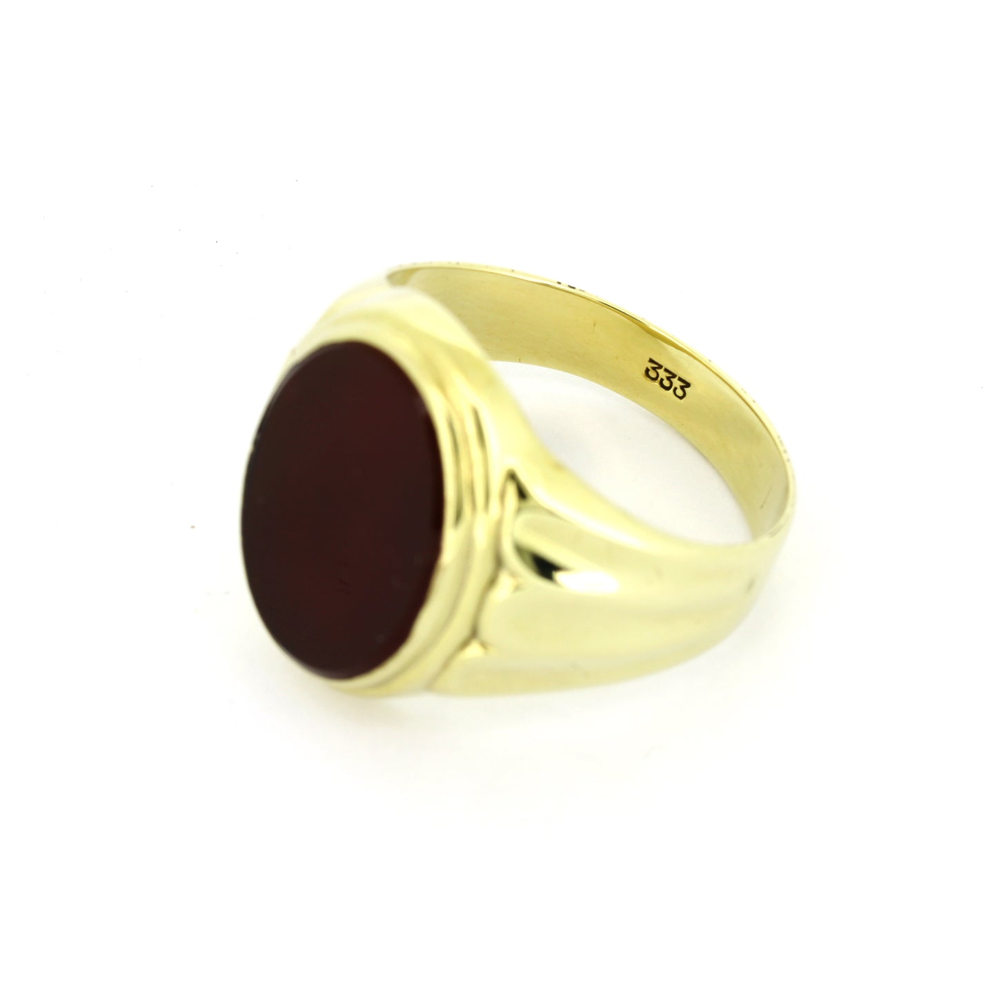 Siegelring 333 Gold 8 kt Gelbgold - Karneol - Wert 700,-