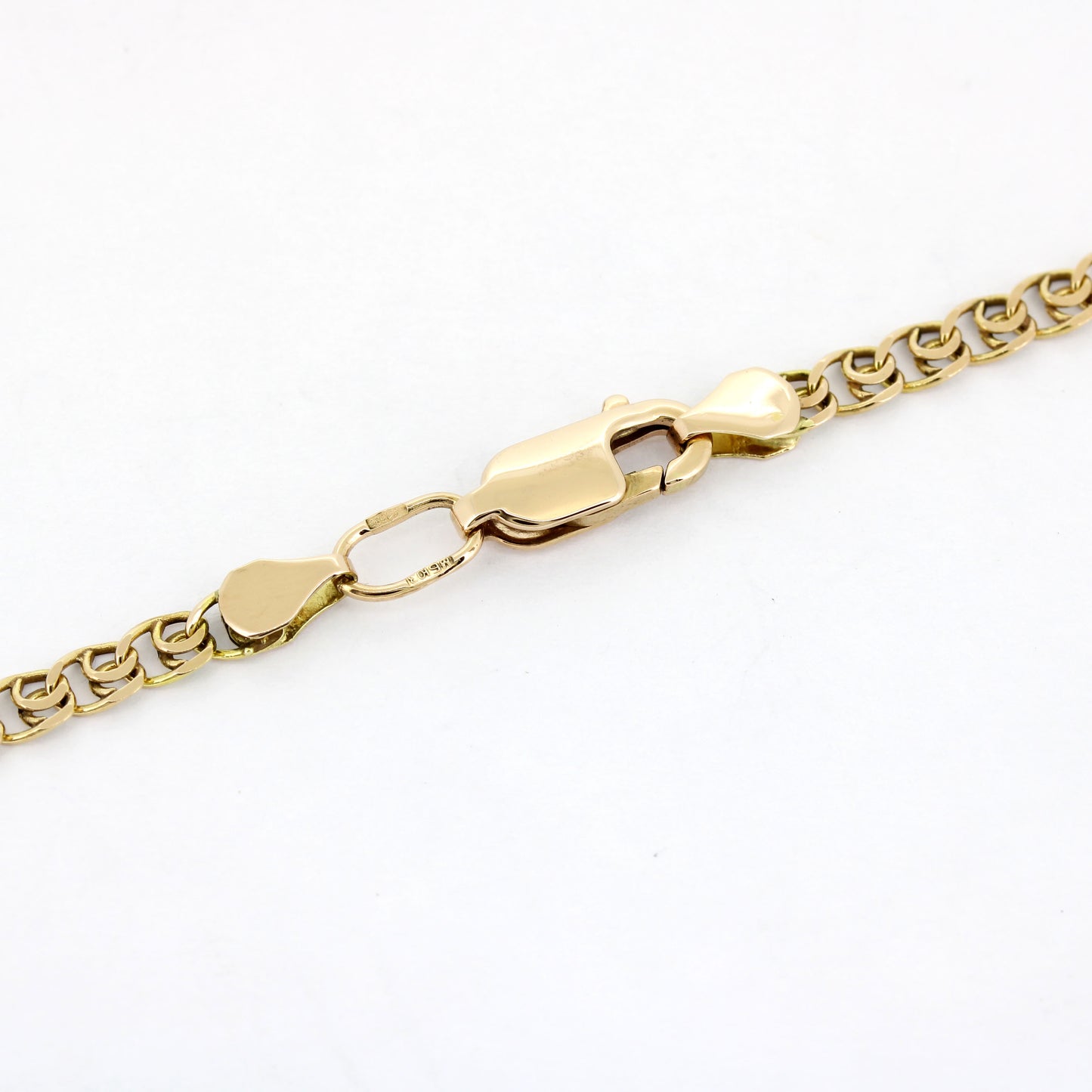 Kette mit Anhänger heilige Maria 585 Gold 14 kt Rotgold - 50 cm - Wert 1780,-