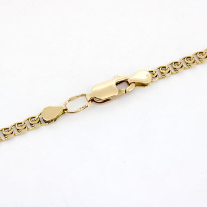 Kette mit Anhänger heilige Maria 585 Gold 14 kt Rotgold - 50 cm - Wert 1780,-