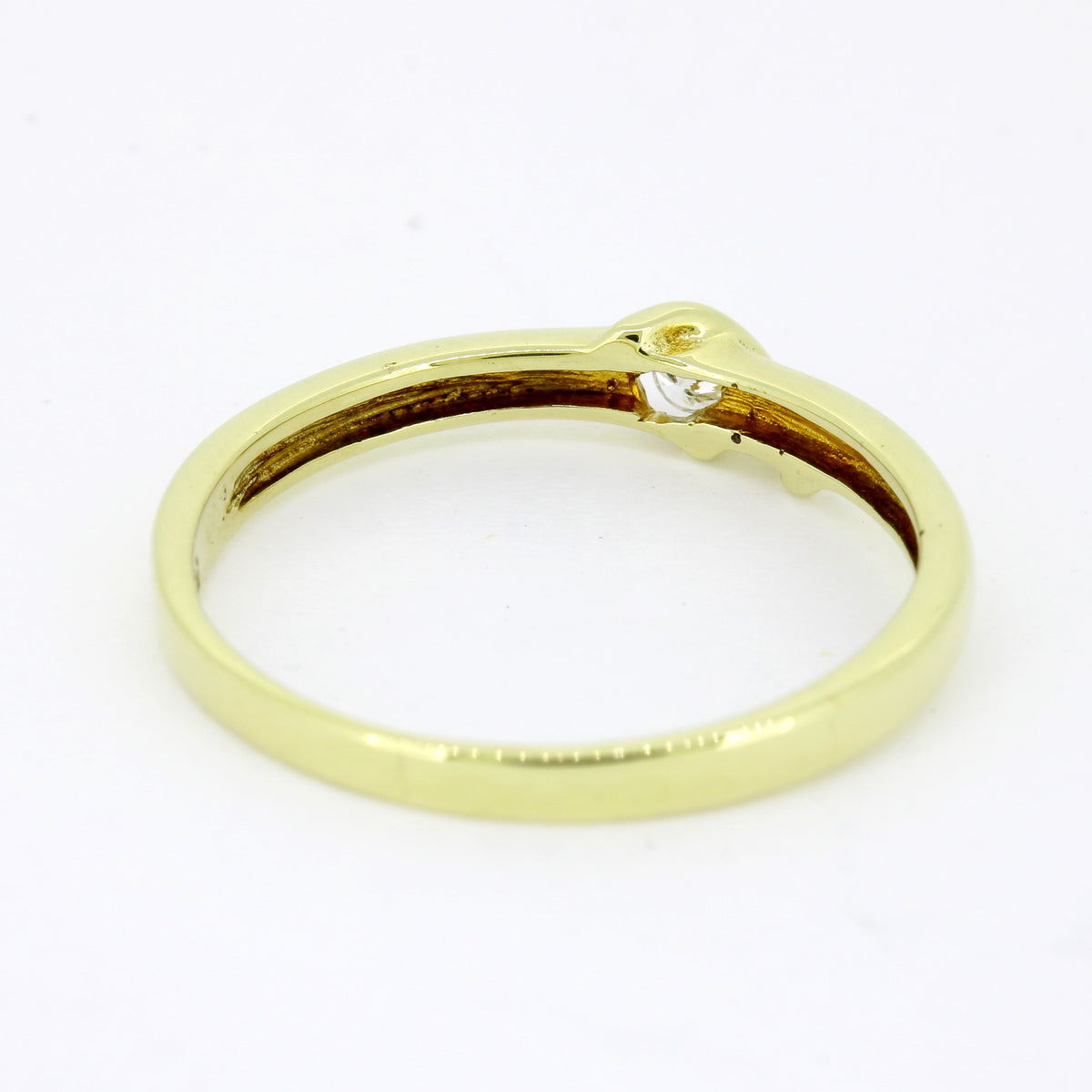 Ring 585 Gold 14 Karat Gelbgold Diamanten 0,03 ct Gr. 51,5 - Wert 420,-