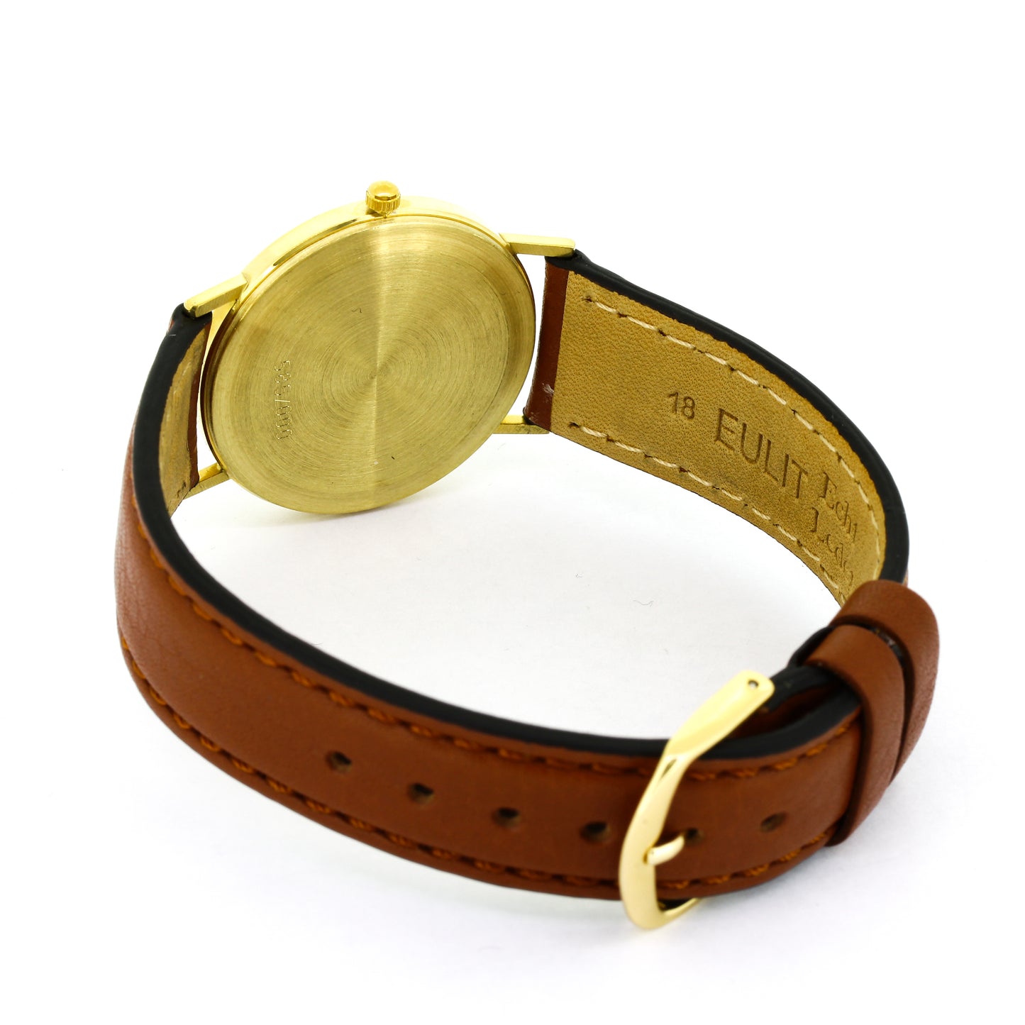 Rivado Herren Armbanduhr 14kt Gold ca. 1985 Quarz Vintage