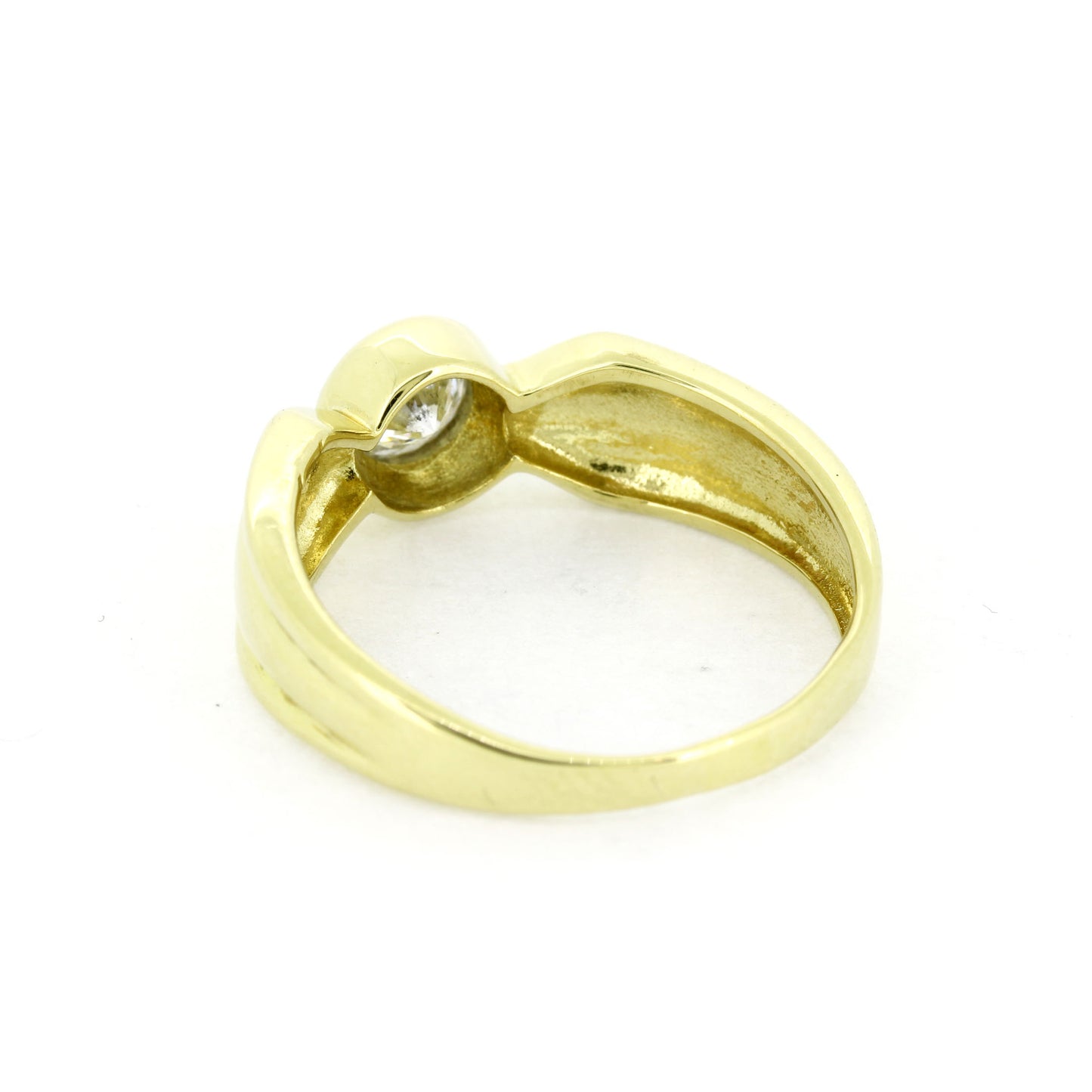 Solitär Ring 750 Gold 18 Kt - Brillanten 0,50 ct - Wert 1100,-