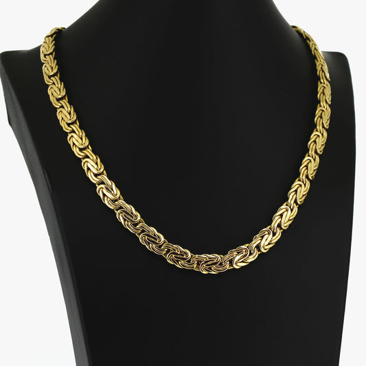 Massive Kette 585 Gold 14 kt Gelbgold Damen - 46 cm lang - Wert 6800,-