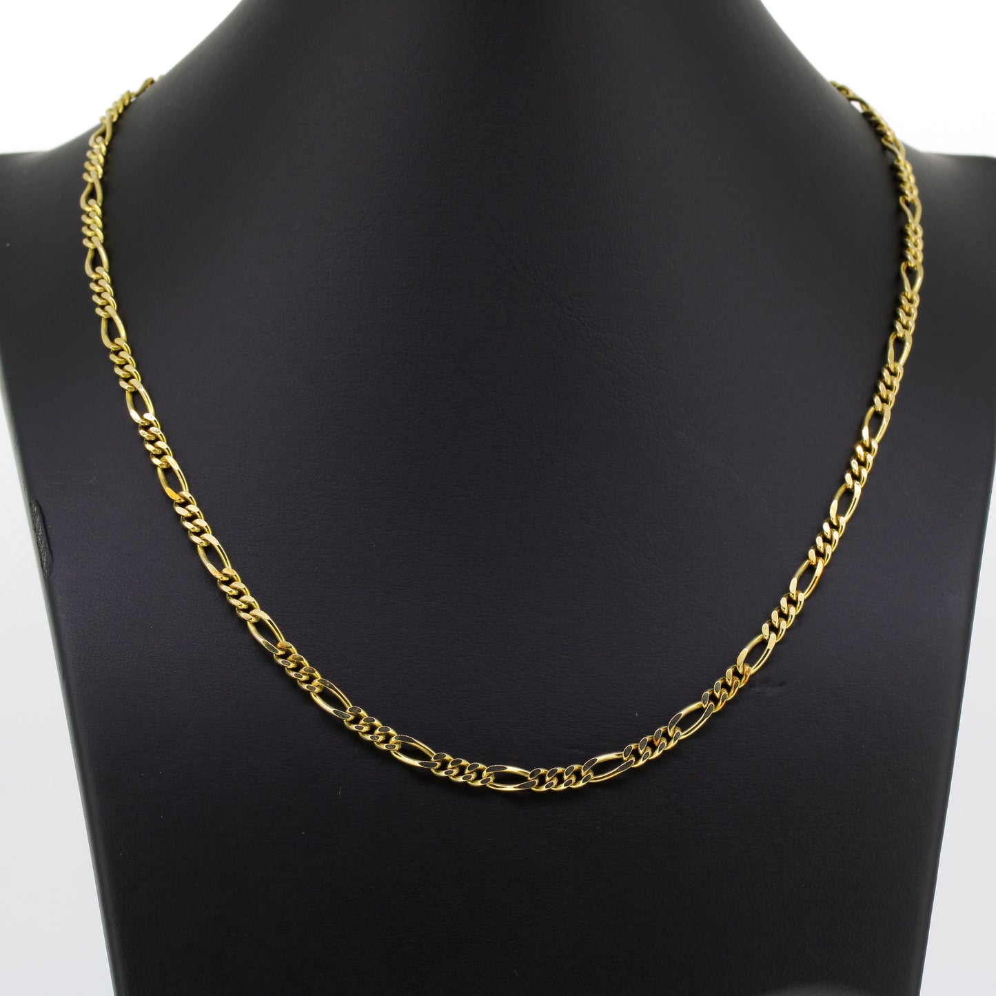 Kette 333 Gold Figaro 8 Karat Gelbgold 43 cm lang
