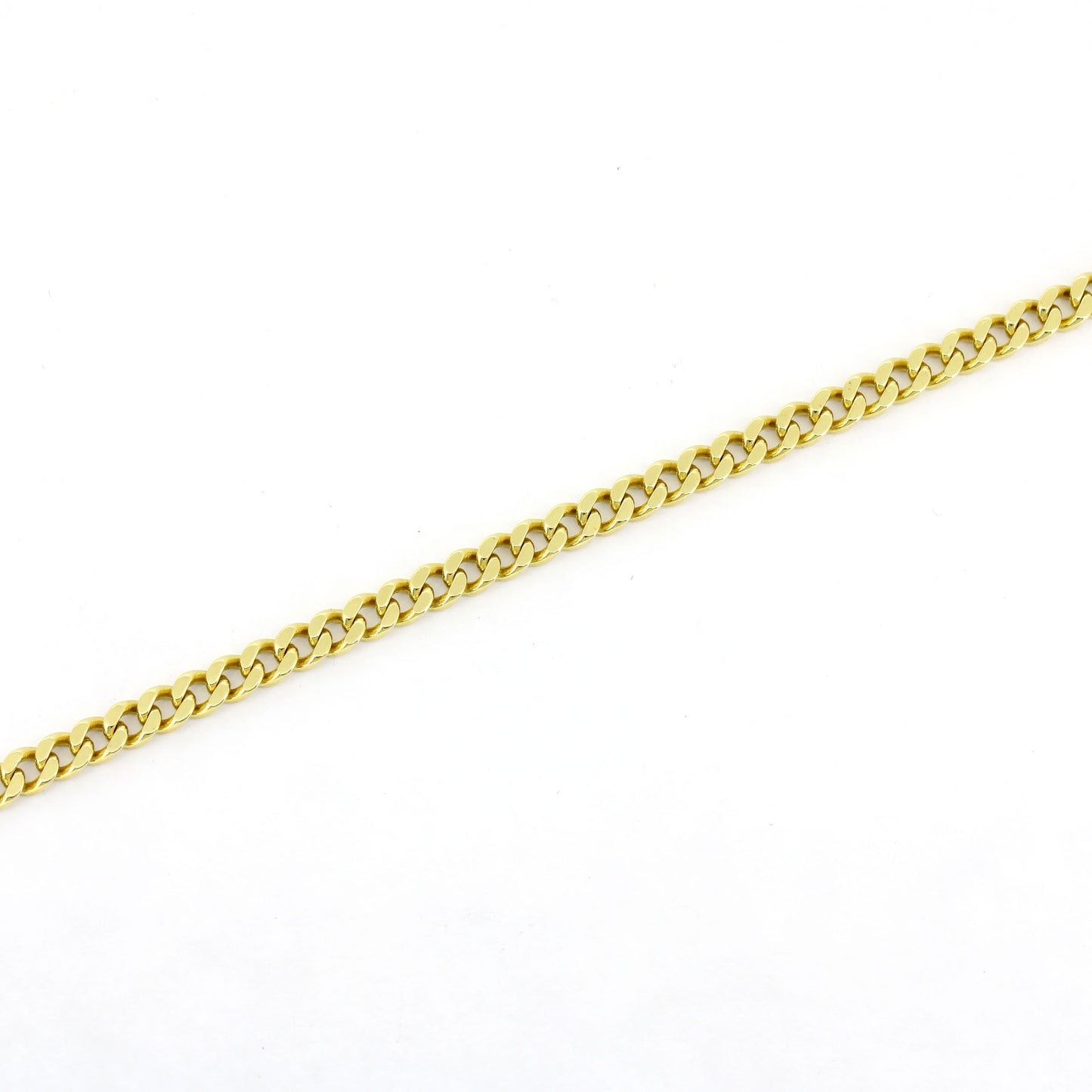 Panzer Kette 585 Gold 14 kt Gelbgold - 56 cm lang - Wert 2880,-