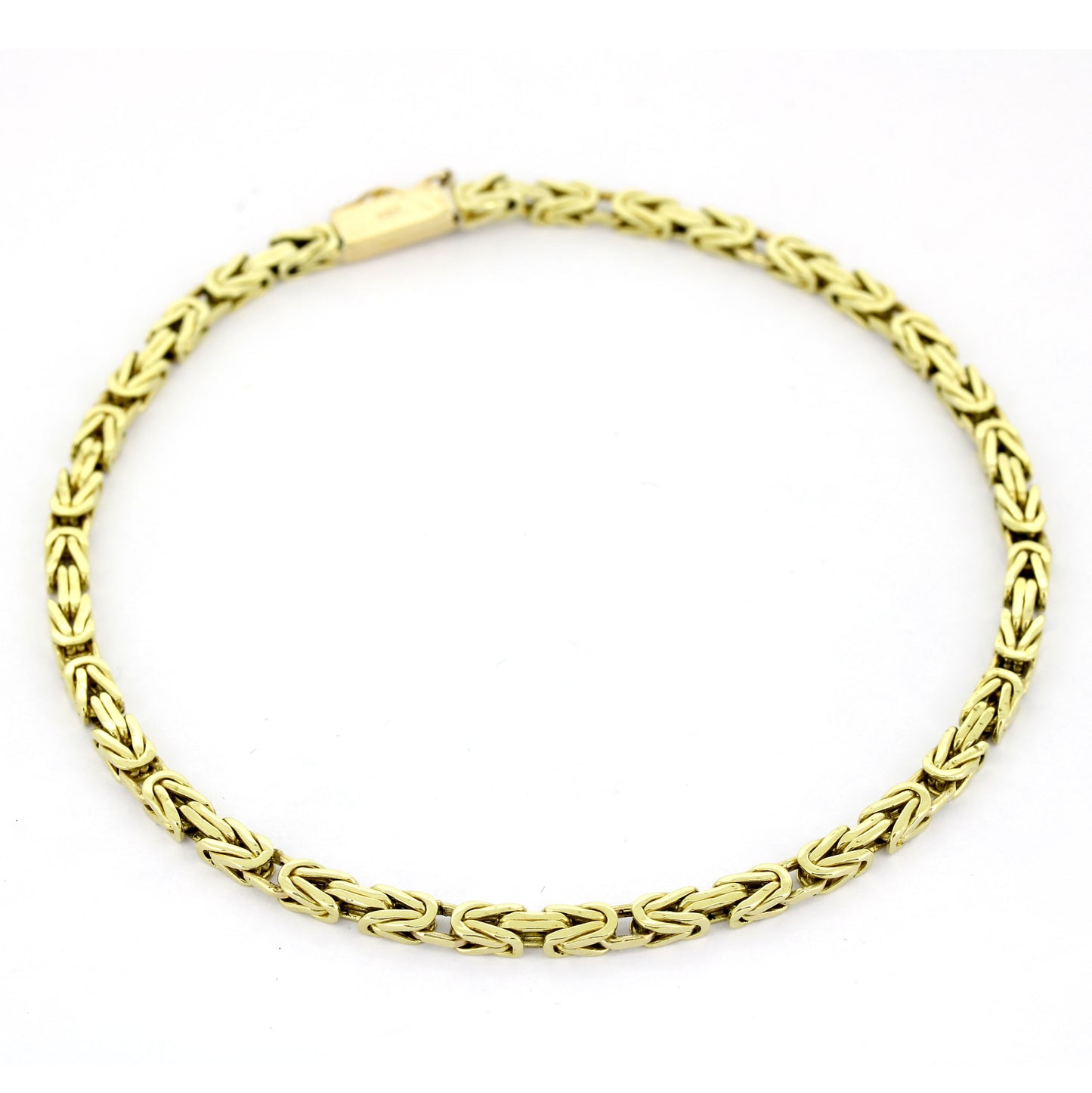 Königsketten Armband 333 Gold 8 Kt - 3 mm - Länge 21 cm - Wert 680,-