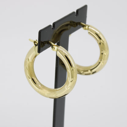 Creolen 585 Gold Ohrringe 14 Karat Gelbgold - Wert 750,-