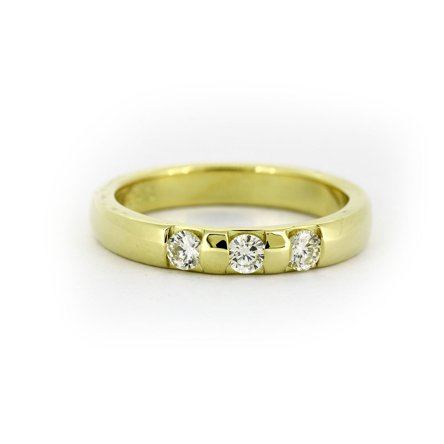 Ring 585 Gold 14 kt Gelbgold - Brillanten 0,30 ct - Wert 1600,-