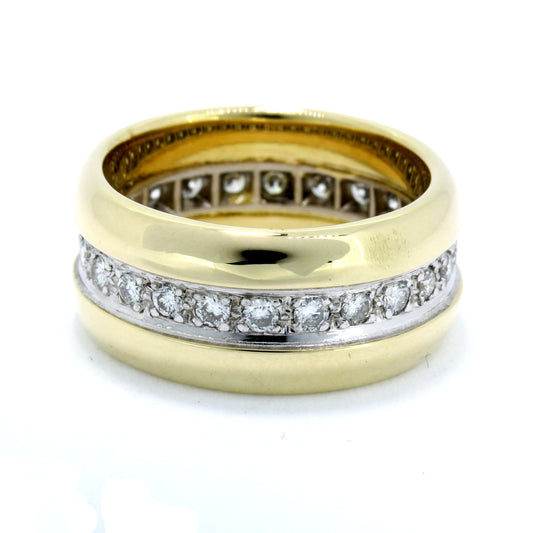 Diamant Ring 585 Gold 14 Kt Brillanten ca. 1,40 ct SI