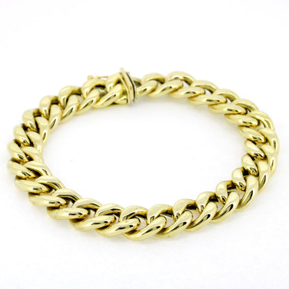 Armband 585 Gold Panzerarmband 14 Karat Gelbgold 20 cm - Wert 6600,-