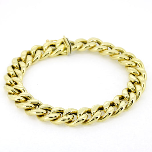 Armband 585 Gold Panzerarmband 14 Karat Gelbgold 20 cm - Wert 6600,-