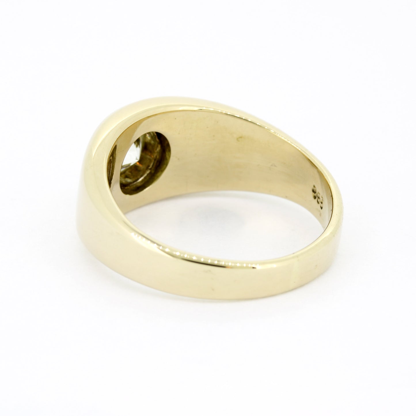 Ring 585 Gold 14 Karat Gelbgold Brillant 1,03 ct I /SI1