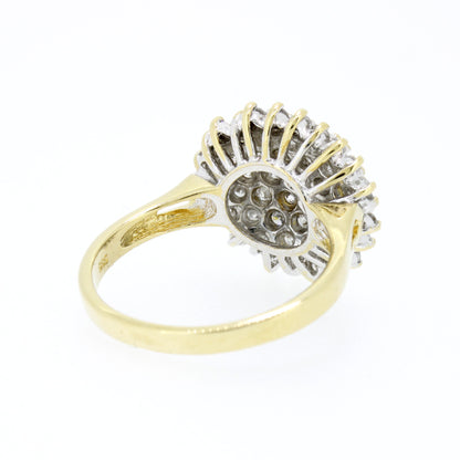 Ring 585 Gold 1,40 ct Brillanten Bicolor Wert 3040,-