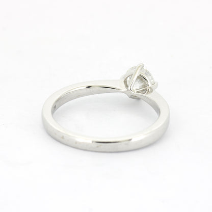 GIA Solitär Brillant Ring 585 Weißgold 14 Kt 0,61 ct E VVS1 - Wert 3800,-