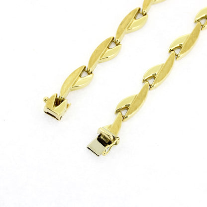 Collier 585 Gold 14 Kt Kette Gelbgold - Länge: 41 cm - Wert 2380,-