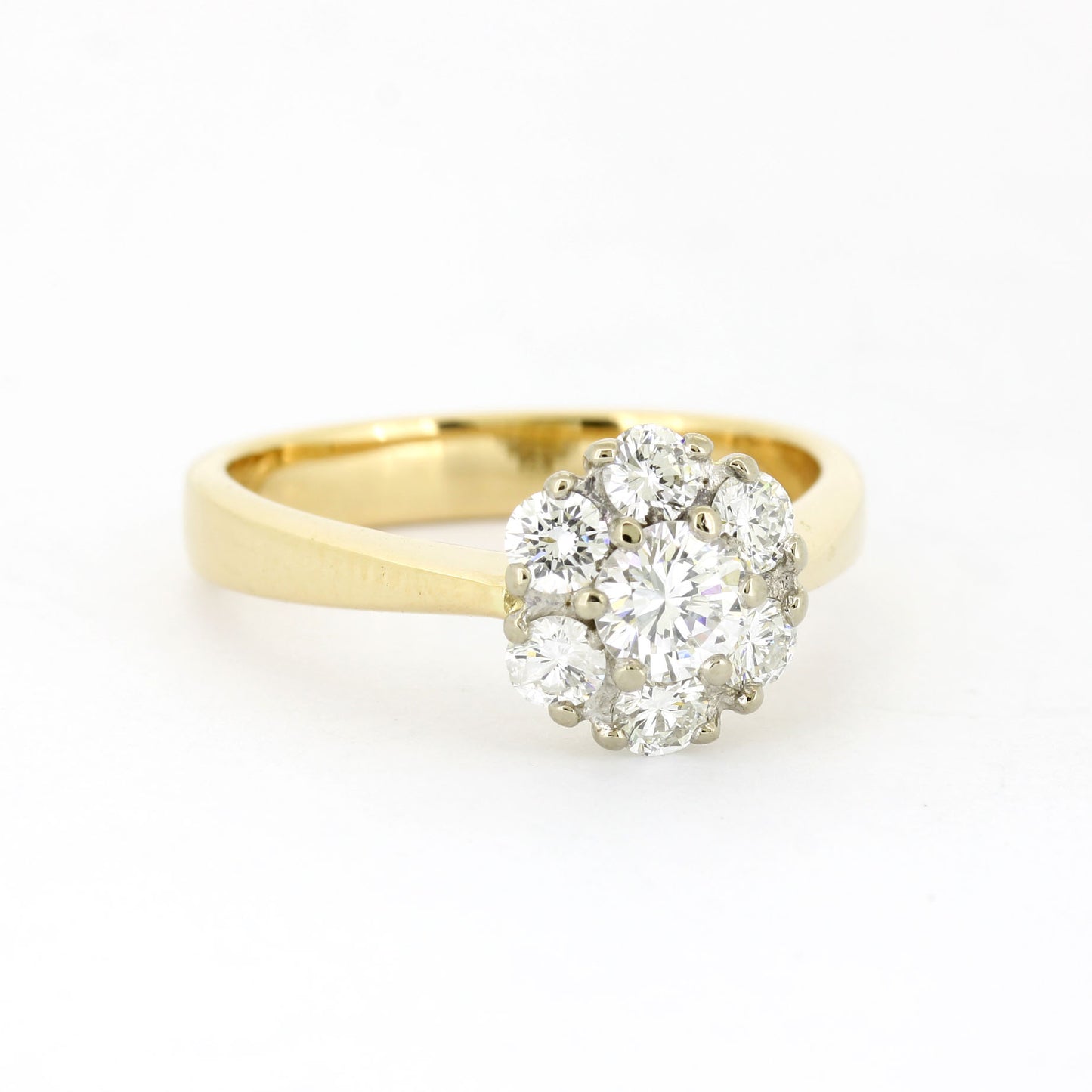Ring 585 Gold 14 Kt – Brillanten ges. ca. 0,87 ct - Wert 2480,-
