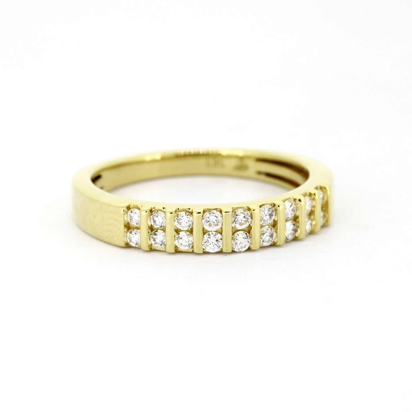 Ring 585 Gelbgold 14 Kt - Brillanten ca. 0,18 ct - G-SI - Wert 720,-