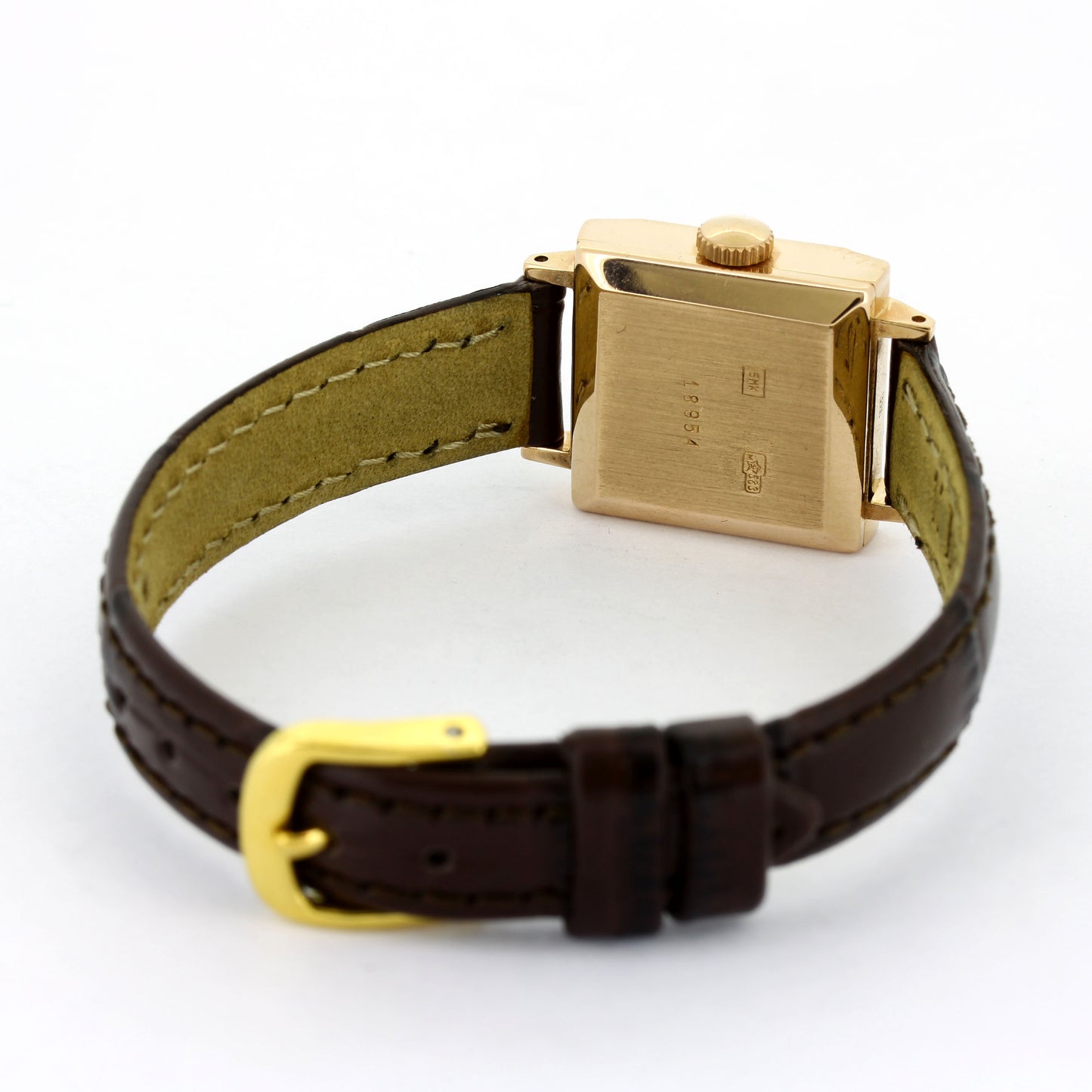 Russische Armbanduhr - 583 Rotgold - Sowjetunion – Mechanisch Handaufzug